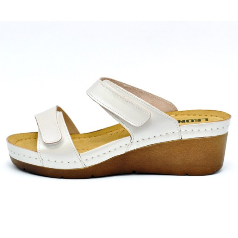 Анатомічні босоніжки Leon 1040 перламутрові