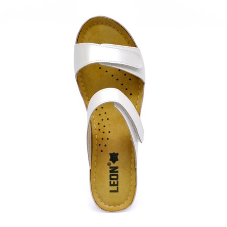 Анатомічні босоніжки Leon 1040 перламутрові