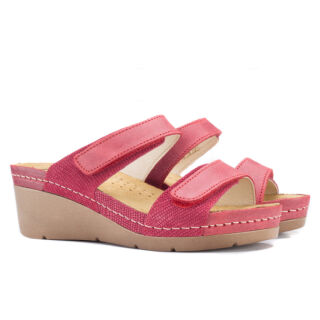 Анатомічні босоніжки Leon 1040 червоні