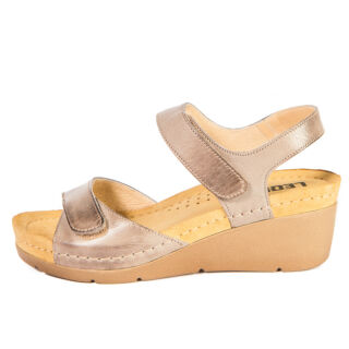 Анатомічні босоніжки Leon 1041 світло-сірі