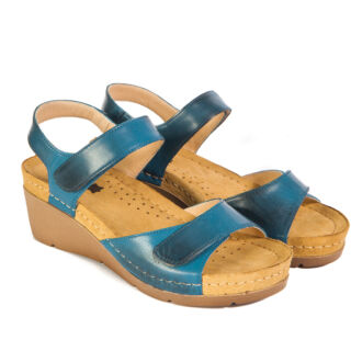 Анатомічні босоніжки Leon 1041 темно-сині