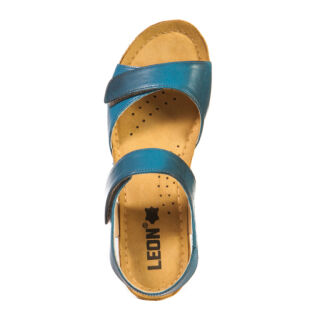 Анатомічні босоніжки Leon 1041 темно-сині