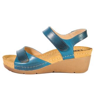 Анатомічні босоніжки Leon 1041 темно-сині