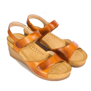 Анатомічні босоніжки Leon 1041 коричневі