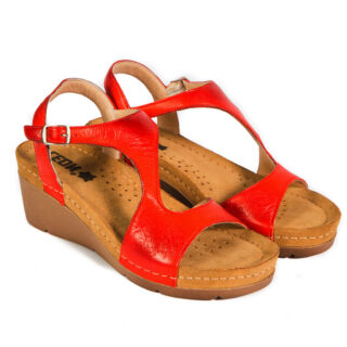 Анатомічні босоніжки Leon 1050 червоні