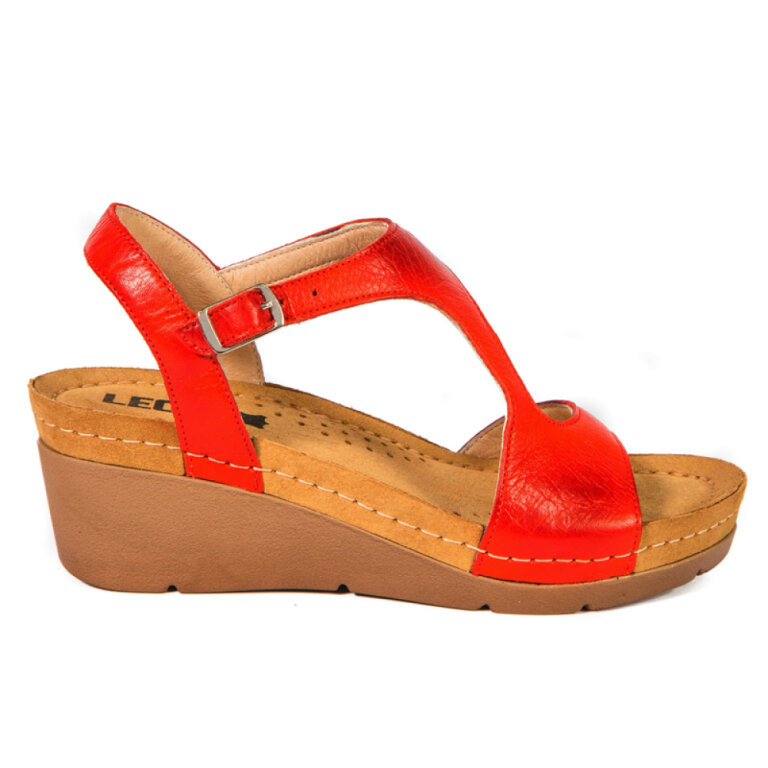 Анатомічні босоніжки Leon 1050 червоні