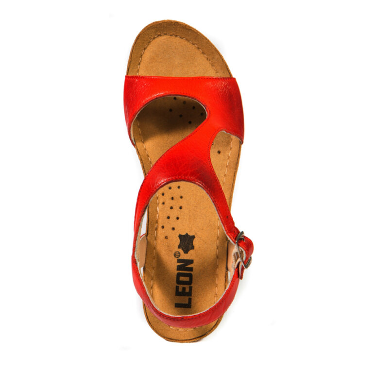 Анатомічні босоніжки Leon 1050 червоні