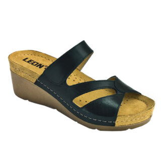 Анатомічні сабо Leon 1055 чорні