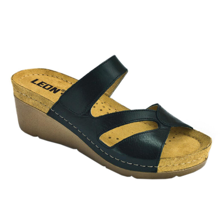Анатомічні сабо Leon 1055 чорні