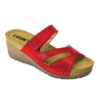Анатомічні сабо Leon 1055 червоні
