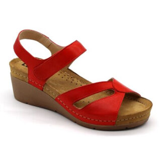 Анатомічні босоніжки Leon 1056 червоні