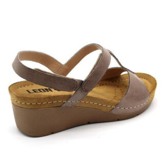 Анатомічні босоніжки Leon 1061 сірі
