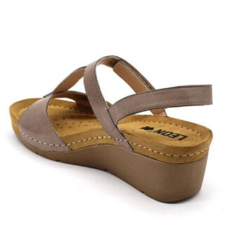 Анатомічні босоніжки Leon 1061 сірі