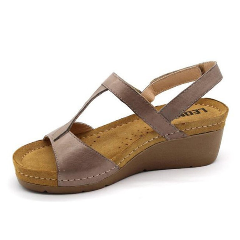 Анатомічні босоніжки Leon 1061 сірі