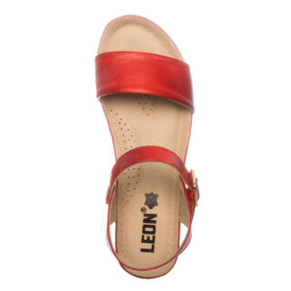 Анатомічні босоніжки Leon 1070 червоні