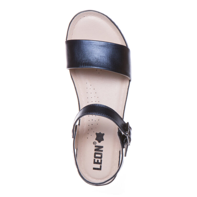 Анатомічні босоніжки Leon 1070 темно-сині