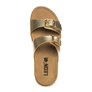 Анатомічні сабо Leon 1203 золотисті