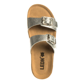 Анатомічні сабо Leon 1203 сріблясті