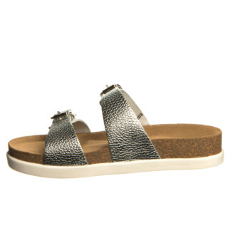 Анатомічні сабо Leon 1203 сріблясті