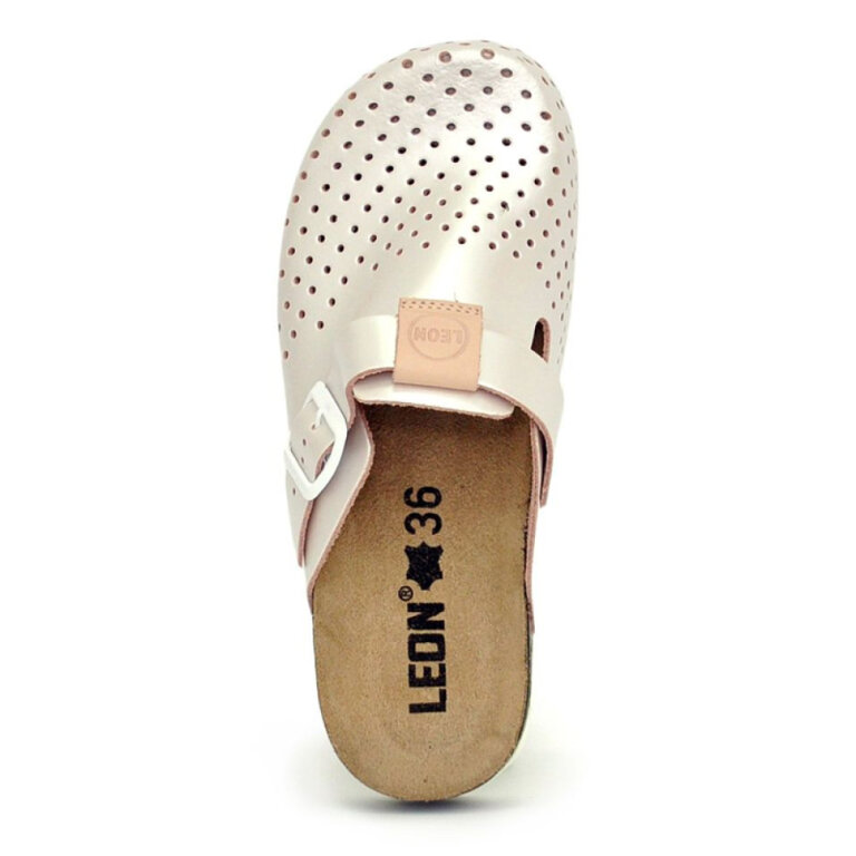 Анатомічні сабо Leon 1250 перламутрові