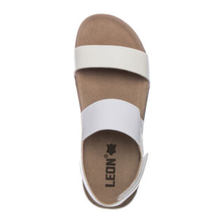 Анатомічні босоніжки Leon 1253 білі