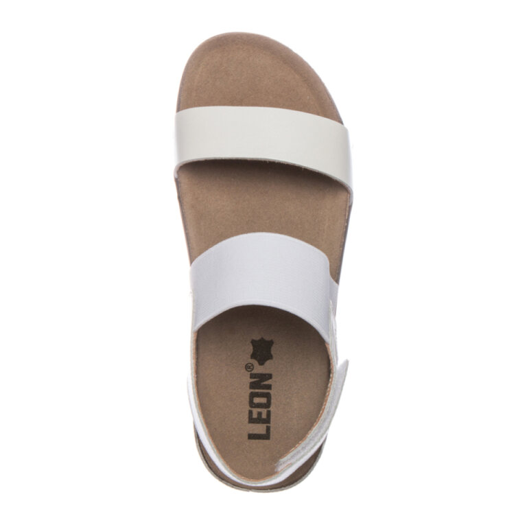 Анатомічні босоніжки Leon 1253 білі