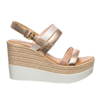 Анатомічні босоніжки-сабо Leon 1301 золотисті