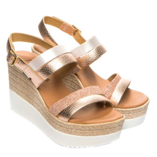 Анатомічні босоніжки-сабо Leon 1301 золотисті