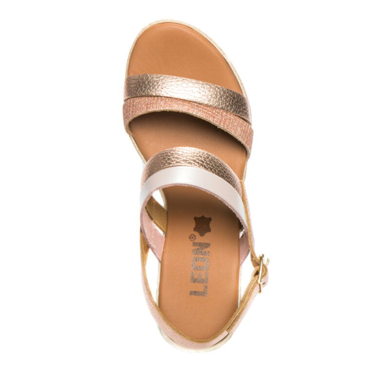 Анатомічні босоніжки-сабо Leon 1301 золотисті