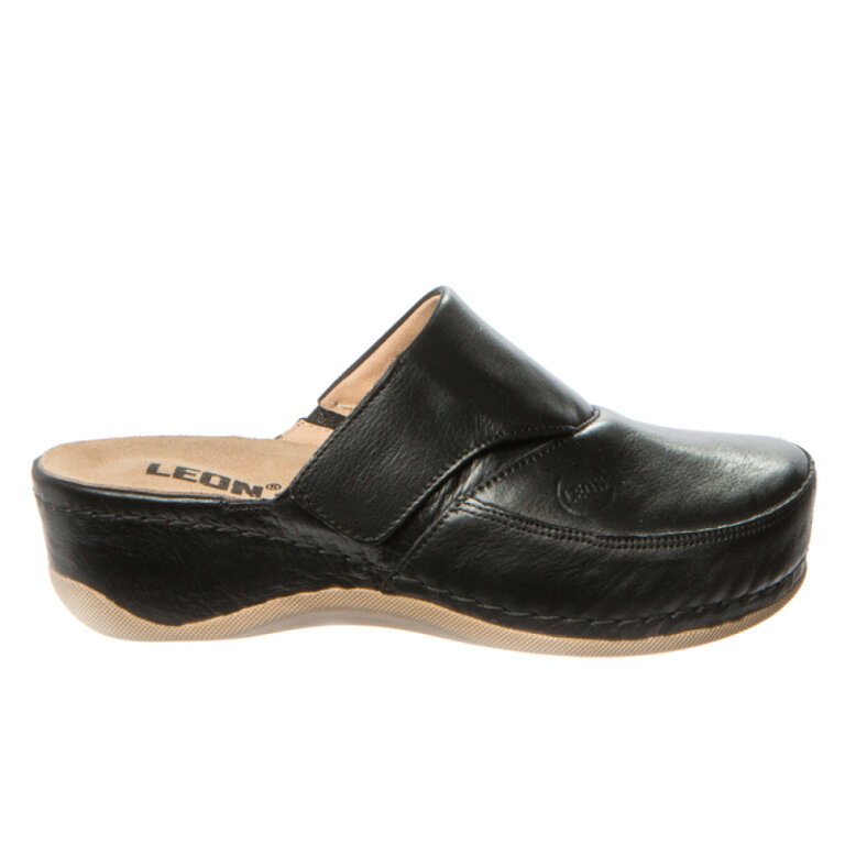 Анатомические сабо Leon 2019 черные