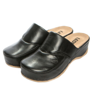 Анатомические сабо Leon 2019 черные