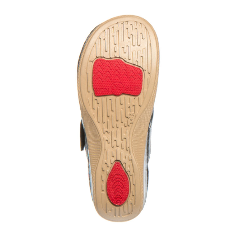 Анатомические сабо Leon 2019 черные