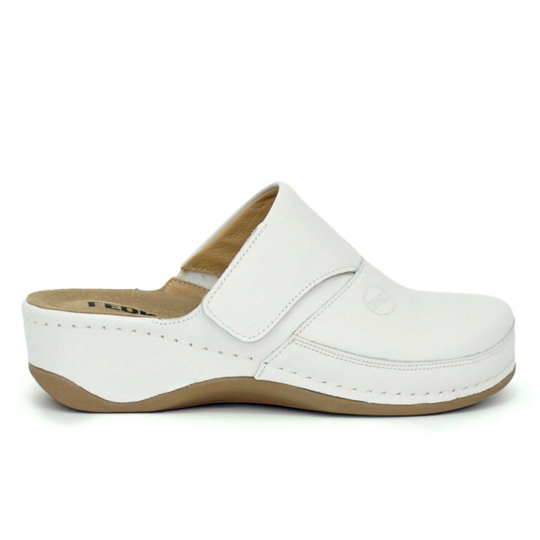 Анатомічні сабо Leon 2019 білі