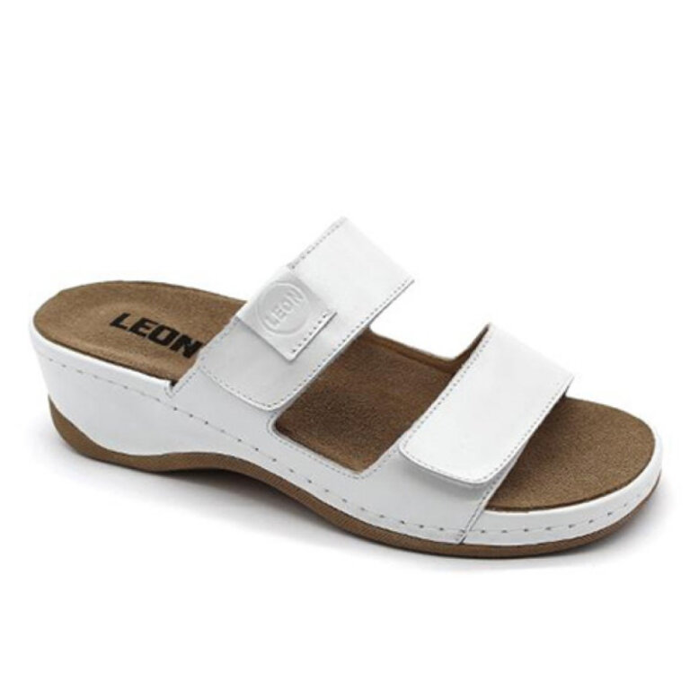 Анатомические шлепанцы Leon 2020 белый