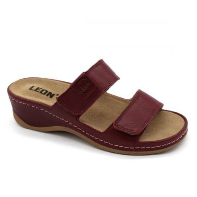 Анатомічні сабо Leon 2020 бордовий