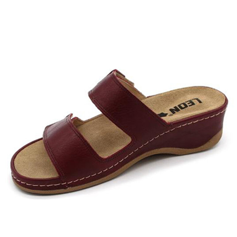 Анатомічні сабо Leon 2020 бордовий