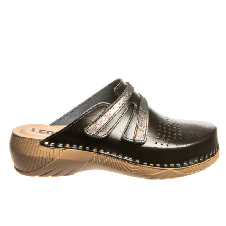 Анатомічні сабо Leon 3200 чорні
