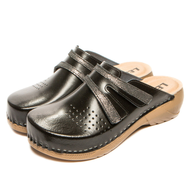 Анатомічні сабо Leon 3200 чорні