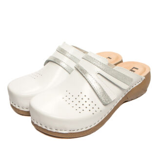 Анатомічні сабо Leon 3200 білі