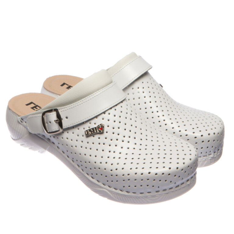 Анатомічні сабо Leon 3300 білі