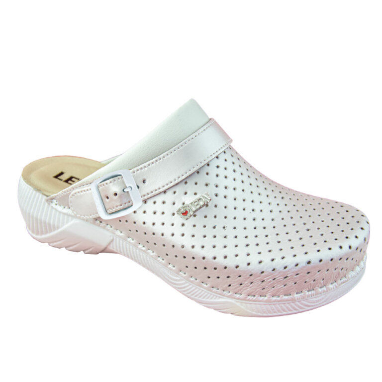 Анатомічні сабо Leon 3300 перламутрові