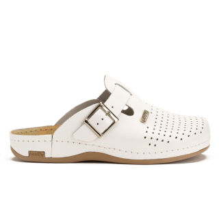 Анатомічні тапочки-сабо чоловічі Leon 700М білі