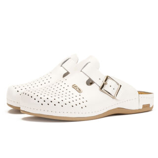 Анатомічні тапочки-сабо чоловічі Leon 700М білі