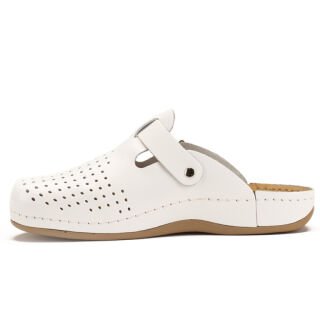 Анатомічні тапочки-сабо чоловічі Leon 700М білі