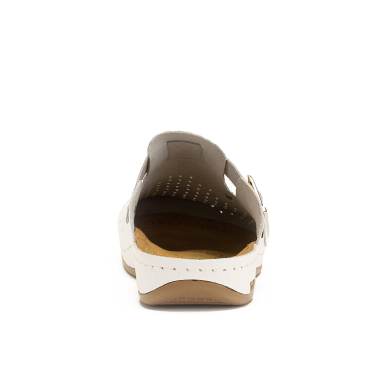 Анатомічні тапочки-сабо чоловічі Leon 700М білі