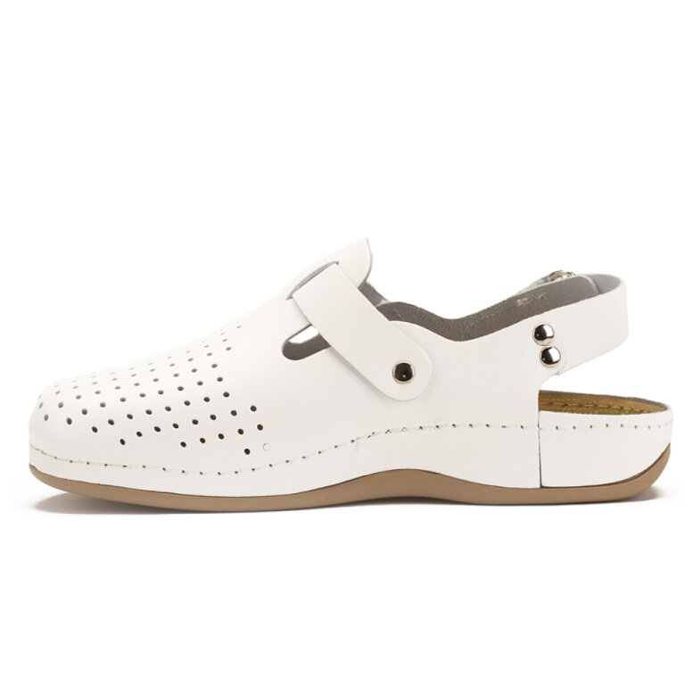 Анатомічні тапочки-сабо чоловічі Leon 701М білі