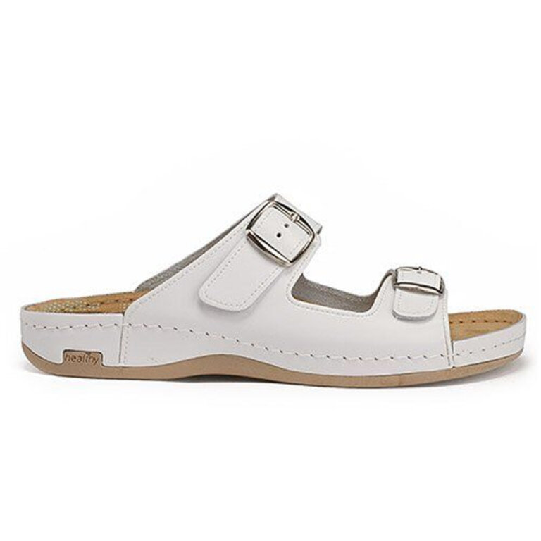 Анатомічні тапочки-сабо чоловічі Leon 702М білі