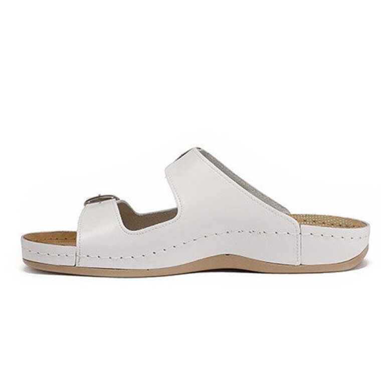 Анатомічні тапочки-сабо чоловічі Leon 702М білі