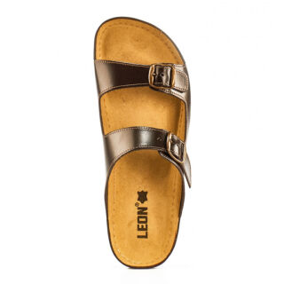 Анатомічні тапочки-сабо чоловічі Leon 702М коричневі