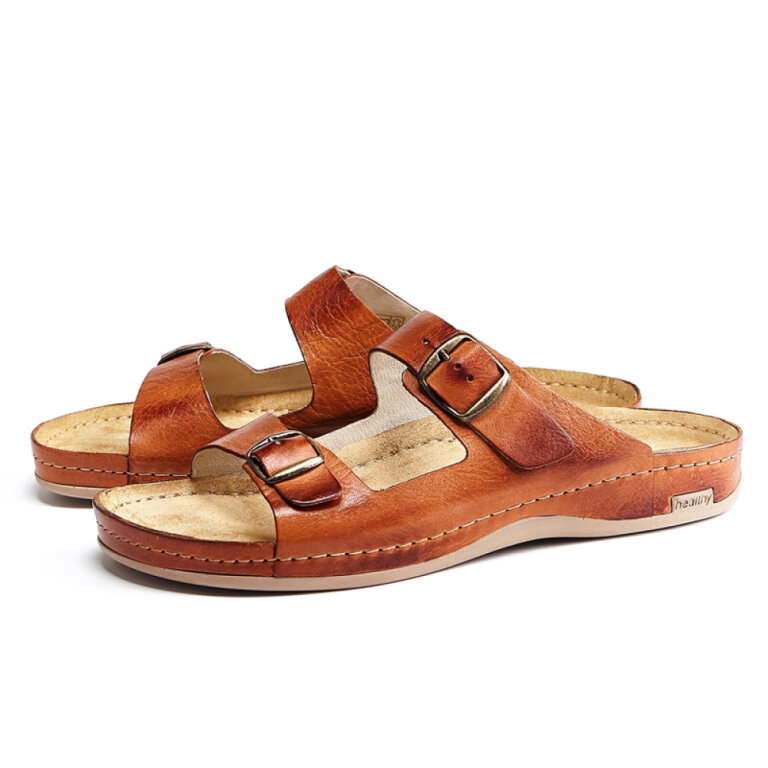 Анатомічні тапочки-сабо чоловічі Leon 703М коричневі